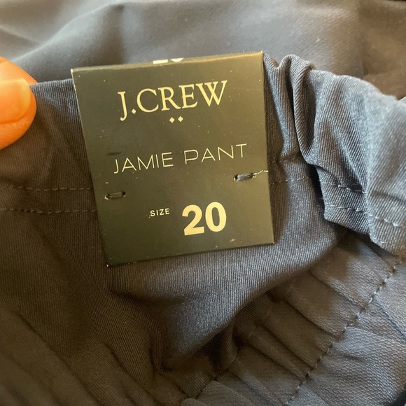 NEW J.Crew Maternity Jamie Crepe Pants Trousers Women’s Sz 20 Navy Blue Ankle - Picture 8 of 16